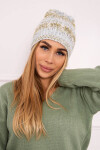Fleecová čepice Melisa K241 mint+olive UNI