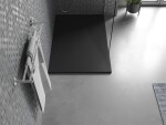 MEXEN - Bert obdélníková sprchová vanička SMC 110 x 70 cm, černá 4K707011