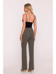 S418 Kalhoty s laclem - khaki barva EU L