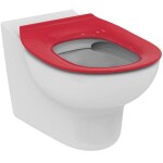 IDEAL STANDARD - Contour 21 WC sedátko dětské 7-11 let bez poklopu, červená S4545GQ