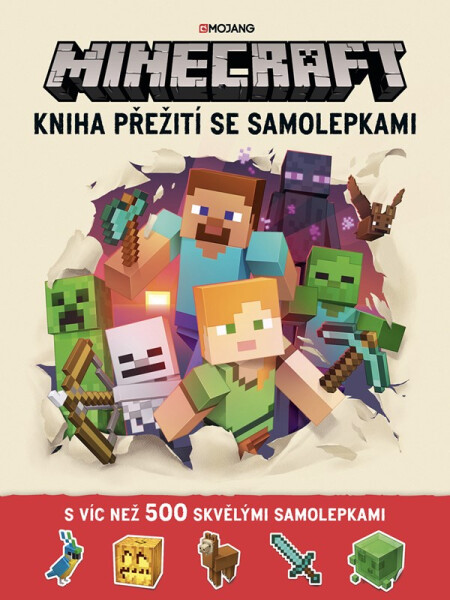 Minecraft - Kniha přežití se samolepkami, 2. vydání