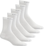 Craft Core Dry High 5-pack bílá - Běžecké ponožky CRAFT CORE Dry High - 5 párů - bílá Velikost textilu: 34-36