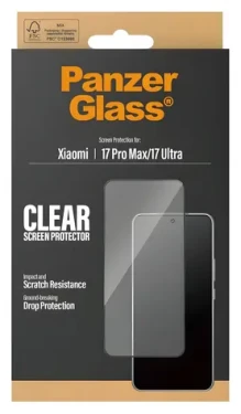 PanzerGlass UWF pro Xiaomi 17 Ultra černá / Tvrzené sklo (PG09766)