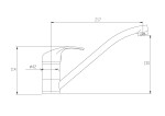 INVENA - Dřezová baterie MITRIS BZ-79-001-X