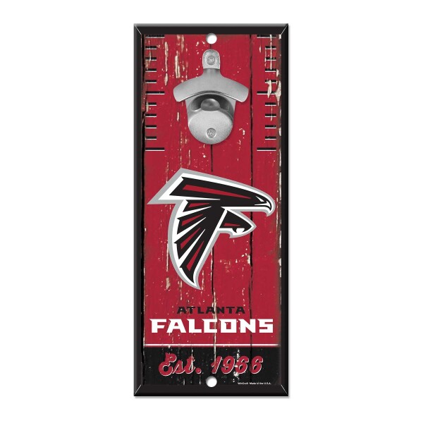 Cedule Atlanta Falcons NFL s otvírákem