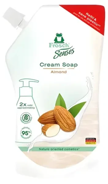 Frosch Tekuté mýdlo Mandlové mléko 500 ml / Náhradní náplň (FR-9697-8)