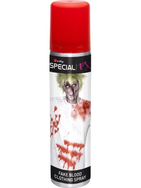 Smiffys.com Krev ve spreji na oblečení, 75ml