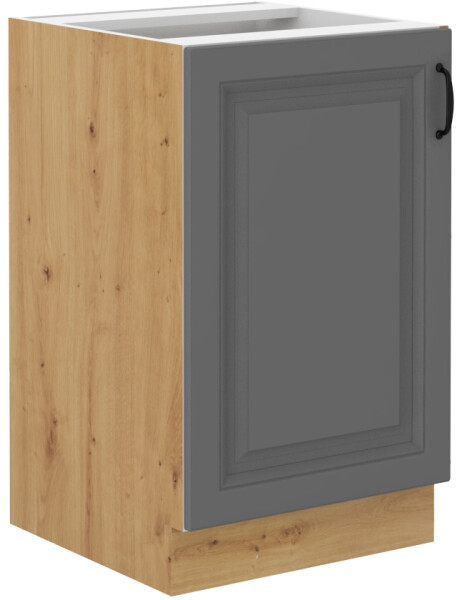Spodní skříňka pod dřez Stilo 50 ZL 1F BB Barva korpusu: Dub artisan, Barva dvířek: Dust Grey