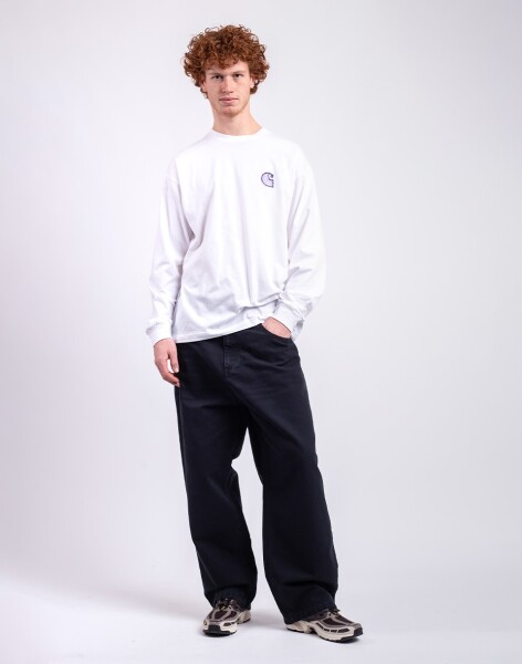 Carhartt WIP Brandon Pant Black grind wash XS