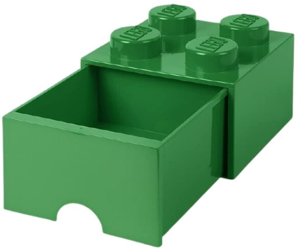 LEGO úložný box šuplíkem zelená