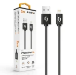 Aligator Datový kabel 2A iPhone lightning 2m / černý (DAKA011)