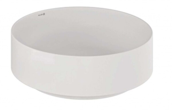KLUDI - Resa R Umyvadlo na desku, průměr 40 cm, matná bílá 58CW1053