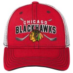Outerstuff Dětská kšiltovka Chicago Blackhawks NHL Lockup Meshback Adjustable