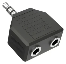 Hama audio adaptér 3,5 mm jack na 2× 3,5 mm jack / Rozdvojka / stereo / černá