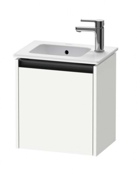 DURAVIT - Ketho.2 Umyvadlová skříňka 44x41x29 cm, 1 dvířka, panty vlevo, matná bílá K25060L18180000