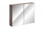 COMAD - Zrcadlová skříňka 80cm 2 dvířka SANTA FE OAK 5907611652466
