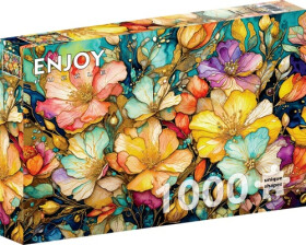 Puzzle Luxusní květinová zahrada 1000 dílků