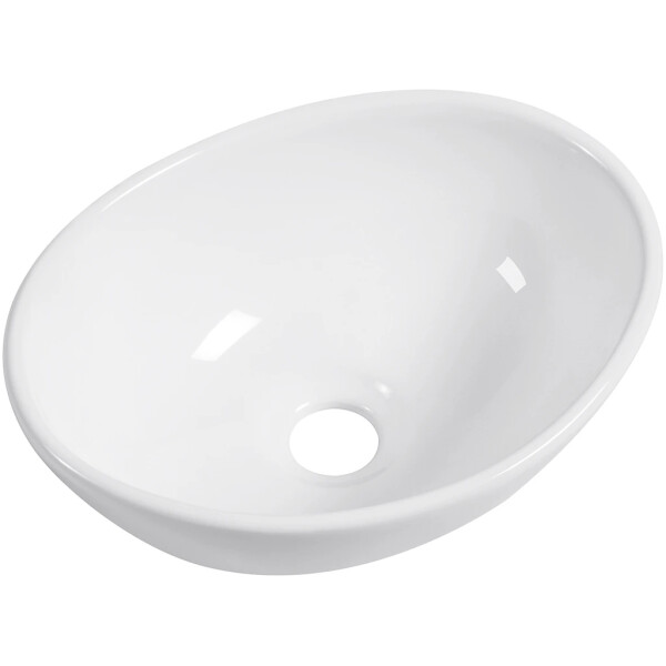 CERANO - Umyvadlo keramické Minio - na desku - bílá lesklá - 34,5x26 CER-476999