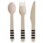 Příbor fotbal dřevěný 24 ks Příbor fotbal dřevěný 24 ks