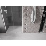 MEXEN/S - Velar posuvné sprchové dveře 90, transparent, bílá 871-090-000-01-20