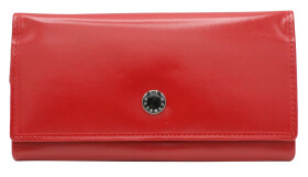 Módní dámská kožená peněženka Peterson Thani, červená