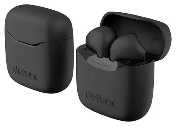 DeFunc True Lite černá / Bezdrátová sluchátka / Bluetooth 5.3 / ENC / IPX4 / výdrž 20 h (71463)