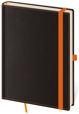 Linkovaný zápisník Black Orange