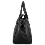 Luxusní dámská kožená kabelka do ruky Annalena, černá