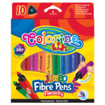 Colorino fixy trojhranné JUMBO, 10 barev