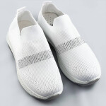 Bílé ažurové dámské boty se zirkony model 17113804 Bílá XL (42) COLIRES