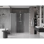 MEXEN/S - Velar L Duo posuvné sprchové dveře 170, dekor, chrom 871-170-003-32-01
