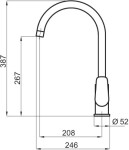 NOVASERVIS - Dřezová baterie Titania Pure chrom 90313,0