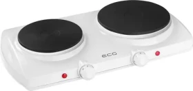 ECG EV 2512 bílá / dvouplotýnkový elektrický vařič / 1500 W / prům. 18.5 cm (100000886589)