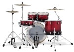 PDP Concept Maple 5 Piece Set Red to Black Fade Laquer
