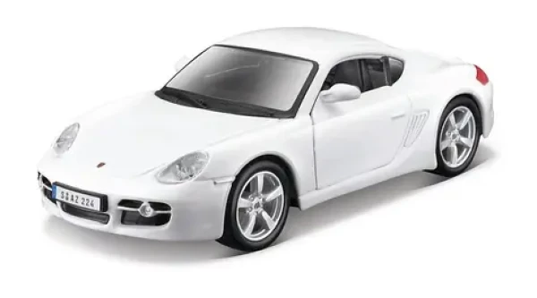 Bburago Porsche Cayman S bílá 1:32