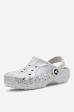 Pantofle Crocs BAYA GLITTER CLOG K 207015-040 Syntetický materiál