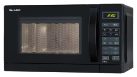 Sharp R-642BKW černá / Mikrovlnná trouba / dotykové ovládání / 800 W / 20 l / 11 výkonových úrovní (18100105)