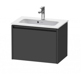 DURAVIT - Ketho.2 Umyvadlová skříňka 44x61x39 cm, 1 zásuvka, grafit mat K25055049490000