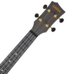 Cascha Ukulele Carbon Fibre Black Set EQ