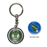 Wincraft Přívěšek na klíče Milwaukee Bucks NBA Spinner Key Ring WI_66679015