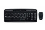 Logitech Wireless Desktop MK330 / Klávesnice / Myš / USB / Černá / US verze (920-003989)