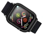 USAMS US-ZB073 černá / Řemínek / Nylonový / Pro Apple Watch 4/5/6/7/SE/SE3 40/41 mm (ZB73IW1)