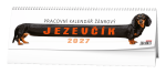 Stolní kalendář 2027 Baloušek Pracovní žánrový Jezevčík
