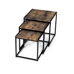 Konferenční stolek 45x45cm, mdf, hnědá, AF-3003 OLW