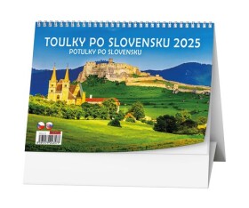 Toulky po Slovensku 2025 stolní kalendář