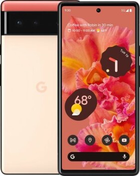 Google Pixel 6 5G 128GB oranžová / 6.4/ OC 2x2.8+2x2.25+4x1.8GHz / 8GB / 128 GB / 50+12+8Mpx / Android 12 (GPX1067c2)