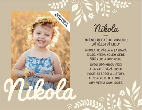 53_Fotorámeček se jménem_Nikola - Albi