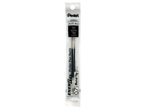 Gelová náplň Pentel EnerGel LR7 černá 0,7 mm