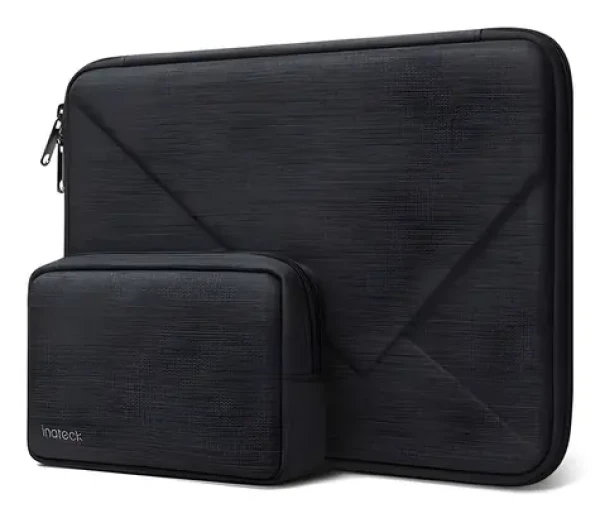 Inateck LB01007-13S černá / Brašna na notebook / 13,3" / EVA skořepina / kapsa na příslušenství / voděodolná (LB01007-13S_BLACK)