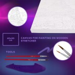 OKTO Malba a 3D modelování obraz "Greetings from Paris" 30x40 cm, OKTO, W051120